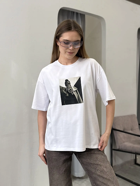 Футболка с принтом 72462706\1025